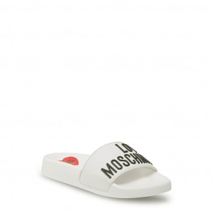 love moschino дамски сандали шарки лого неон сърца