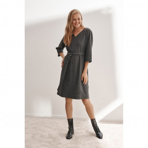 TATUUM women dress  дамска рокля колан къси ръкави
