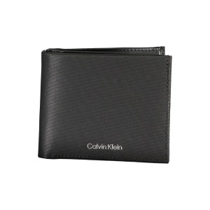 Calvin Klein card holder/Картодържач черен с много отделени