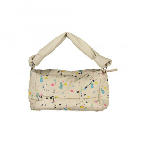 Desigual women bag дамска ръчна чанта принт черно бяло дълга и къса дръжка