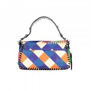 Desigual women bag дамска ръчна чанта принт черно бяло дълга и къса дръжка