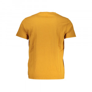 Levi's мъжка пролетна тениска жълто с голямо лого бейсик модел basic tshirt