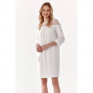 TATUUM women dress дамска рокля колан къси ръкави