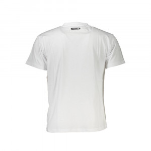 cavalli class t shirt мъжка пролетна тениска бяла с голямо лого