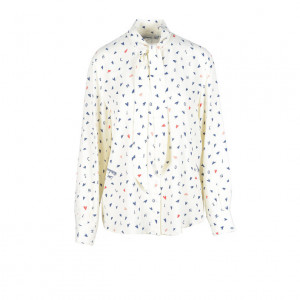 Love moschino shirt women дамска риза бяла със златен детайл