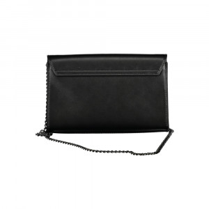 Love Moschinо Black дамска черна чанта верижка лого 