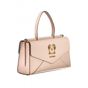 Love Moschinо nude дамска пудра чанта верижка лого 