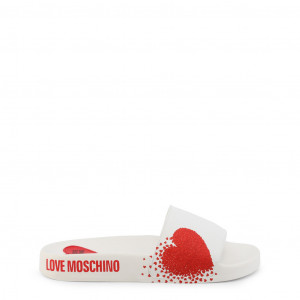 love moschino дамски сандали шарки лого неон сърца