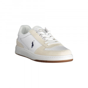 Polo ralph lauren senakers мъжки кецове маратонки сникърси бели с черен детайл и връзки с надписи
