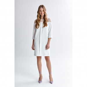TATUUM women dress дамска рокля колан къси ръкави