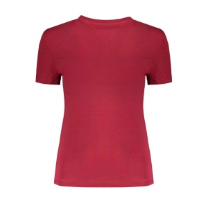 Tommy Hilfiger Jeans дамска тениска цвят червен