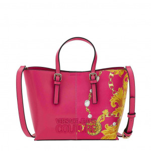 versace jeans bag woman bag logo чанта за през рамо дълга дръжка голямо лого дамска клъч чанта multi color шарена с верига златна