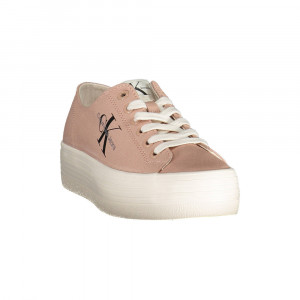 calvin klein women sneakers trainers дамски гуменки кецове сникърси голямо лого черни с връзки