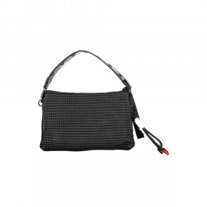 Desigual women bag дамска ръчна чанта принт черно бяло дълга и къса дръжка