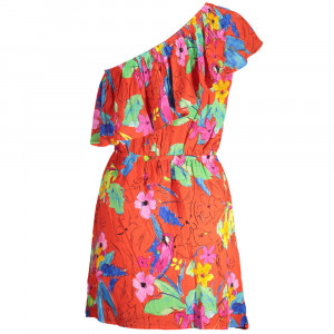 Desigual woman dress one shoulder дамска рокля шарена с едно рамо