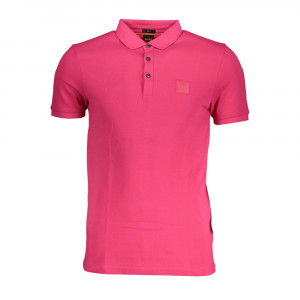 Hugo Boss shirt мъжка поло тениска с бродирано лого