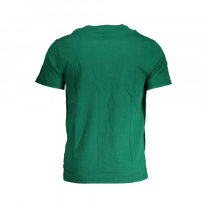 Levi's мъжка пролетна тениска зелено с голямо лого бейсик модел basic tshirt