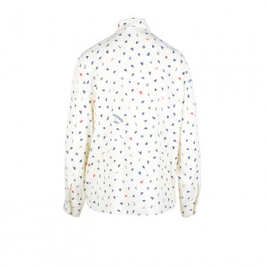 Love moschino shirt women дамска риза бяла със златен детайл