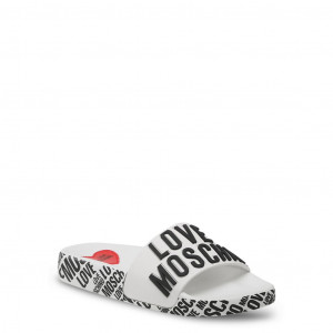 love moschino дамски сандали шарки лого неон сърца