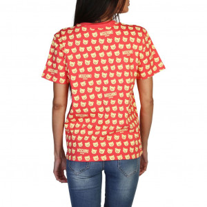 moschino tshirt women дамска тениска с мечета лого шарена