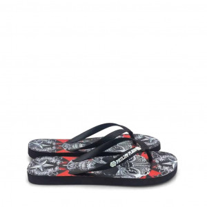 Philipp Plein flip flops unisex джапанки чехли през пръста шарени череп