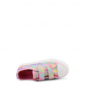 shone kids sneakers детски маратонки висока подметка цветни детайли син жълт зелен мента