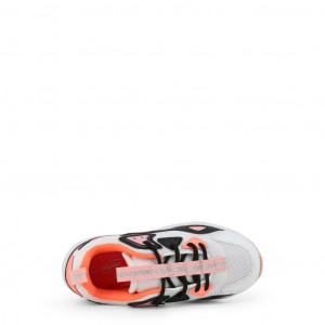 shone kids sneakers детски маратонки висока подметка цветни детайли бял шипове злато лъскаво блестящо girl платфрома момичета