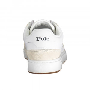 Polo ralph lauren senakers мъжки кецове маратонки сникърси бели с черен детайл и връзки с надписи