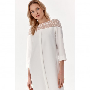 TATUUM women dress дамска рокля колан къси ръкави