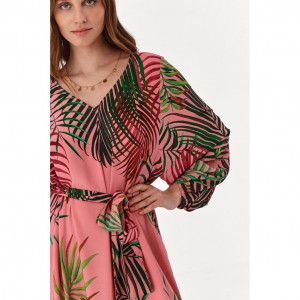 TATUUM women dress дамска рокля колан къси ръкави