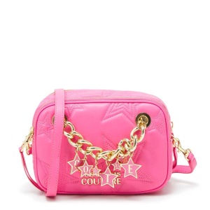 versace jeans bag woman crossbody bag logo чанта за през рамо дълга дръжка голямо лого дамска клъч чанта multi color шарена с верига златна