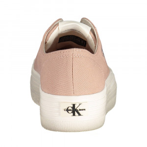 calvin klein women sneakers trainers дамски гуменки кецове сникърси голямо лого черни с връзки