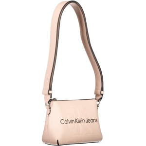 Calvin Klein women woman crossbody bag logo чанта за през рамо дълга дръжка голямо лого дамска клъч чанта релефно лого кожа