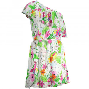 Desigual woman dress one shoulder дамска рокля шарена с едно рамо