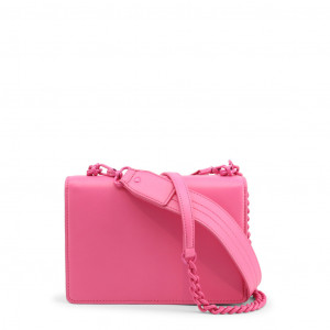 LIUJO bag pink дамска чанта розова с верижка и лого