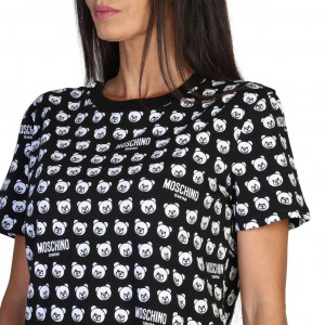 moschino tshirt women дамска тениска с мечета лого шарена