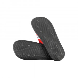 norway 1963 flip flop slipper black logo черни джапанки чехли голямо лого