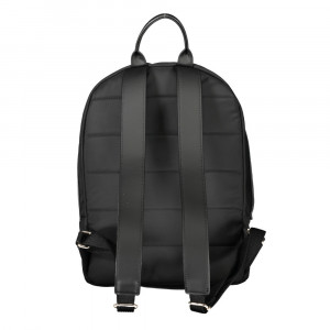 Tommy Hilfiger women black дамска раница черно златно лого 