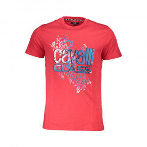 cavalli class t shirt мъжка пролетна тениска бяла с голямо лого