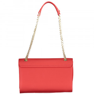 Love Moschinо red дамска червена чанта верижка лого 