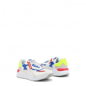 shone kids sneakers детски маратонки висока подметка цветни детайли син жълт зелен мента