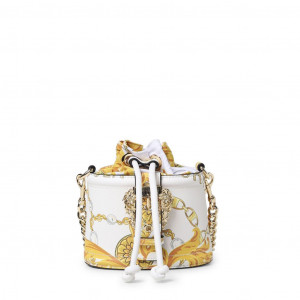 versace jeans bag woman crossbody bag logo чанта за през рамо дълга дръжка голямо лого дамска клъч чанта multi color шарена с верига златна