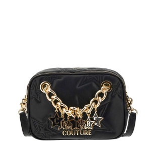 versace jeans bag woman crossbody bag logo чанта за през рамо дълга дръжка голямо лого дамска клъч чанта multi color шарена с верига златна