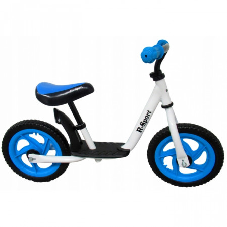 Bicicleta fara pedale cu suport pentru picioare R5 R-Sport - Albastru