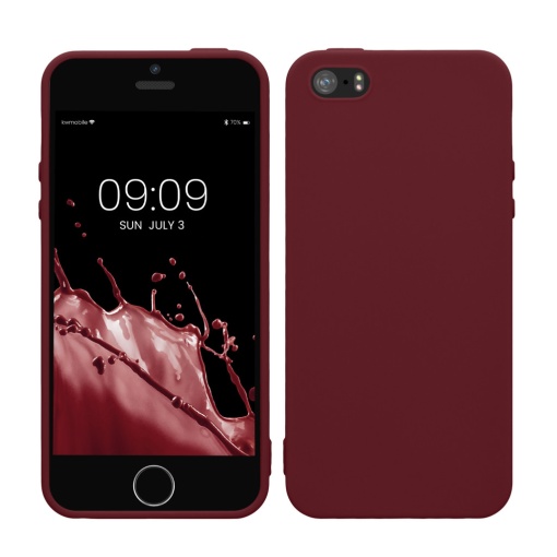 Husa Kwmobile pentru Apple iPhone 5/iPhone 5s/iPhone SE, Violet, Silicon, KWM000007UT014C