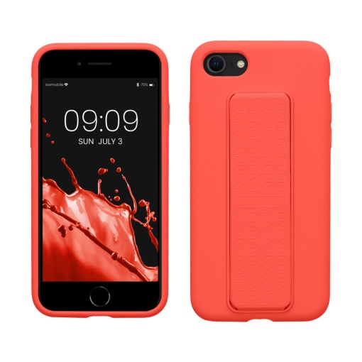 Husa Kwmobile pentru Apple iPhone SE (2022)/iPhone SE (2020)/iPhone 8, Roz, Silicon, KWM000015WB007C