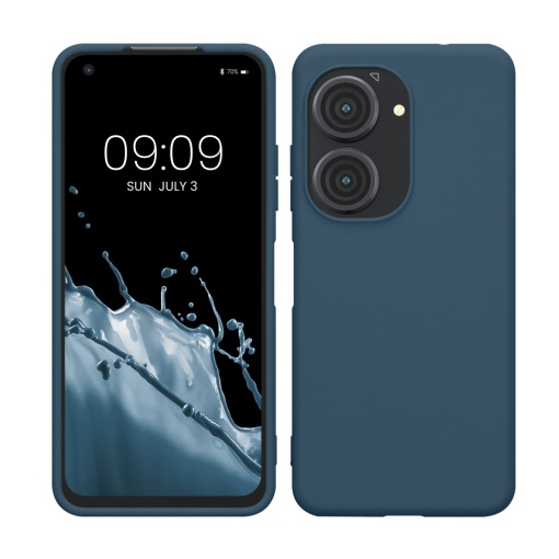 Husa Kwmobile pentru Asus Zenfone 10/Zenfone 9, Albastru, Silicon, KWM0000171G007C