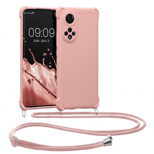 Husa Kwmobile pentru Honor 50, Silicon, Roz, 58089.154