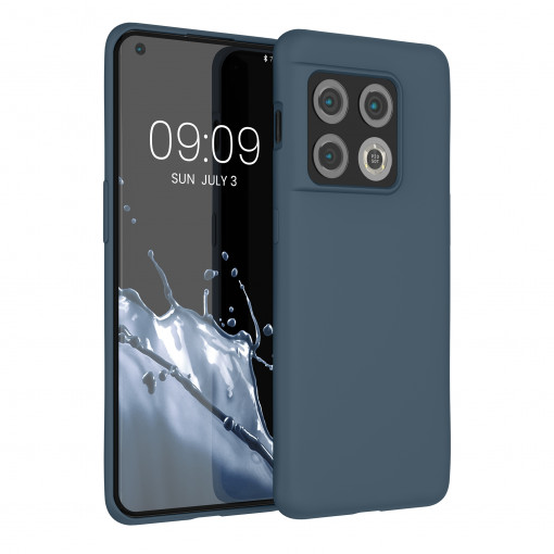 Husa Kwmobile pentru OnePlus 10 Pro, Silicon, Albastru, 57460.202