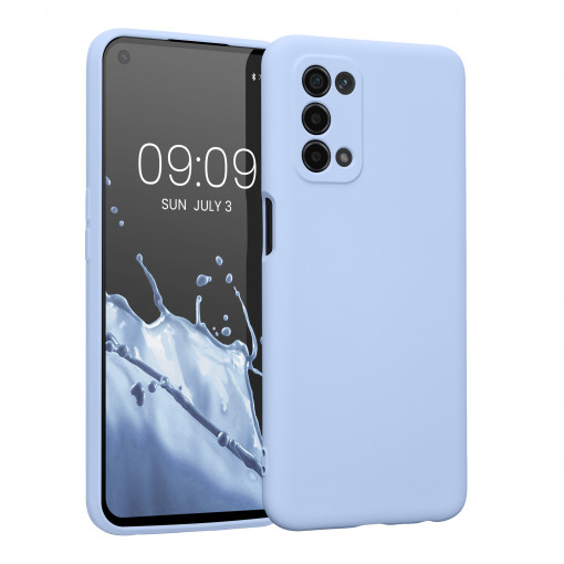 Husa Kwmobile pentru OPPO A74 5G/A54 5G, Silicon, Albastru, 57571.58